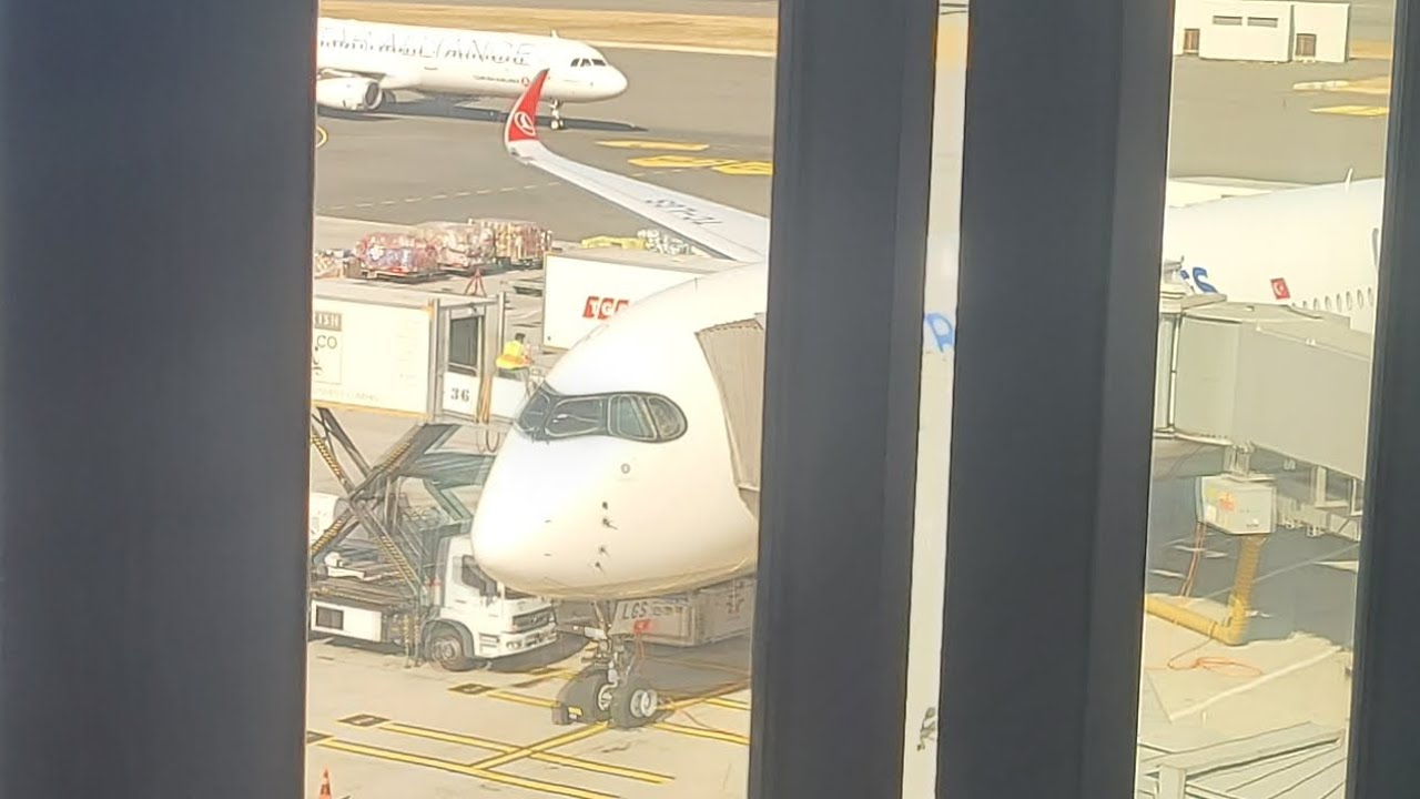 TK204 Turkish Airlines Airbus A350-900 KSEA-LFTM Landing