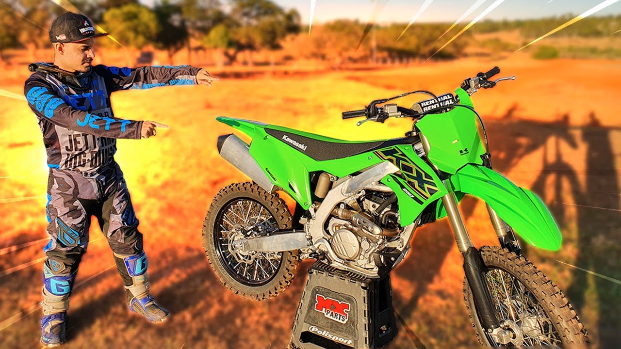 PRIMEIRO ROLE COM A MINHA MOTO NOVA 😍 KXF 250 2021