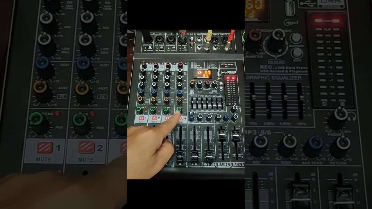 Memisahkan vokal dan musik #settingmixer #audiomixer #efekmixer #voiceeffects #audio