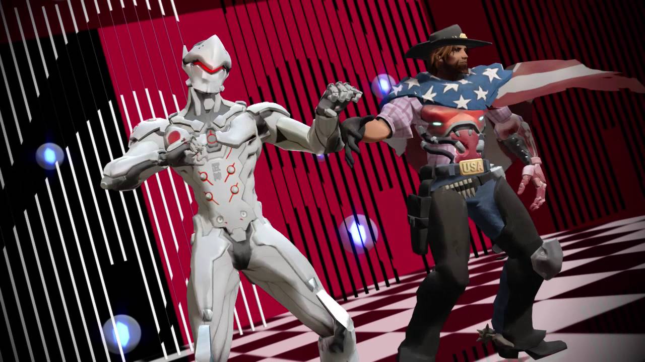 【 OVERWATCH MMD】  Luvoratorrrrry!  McCree Genji