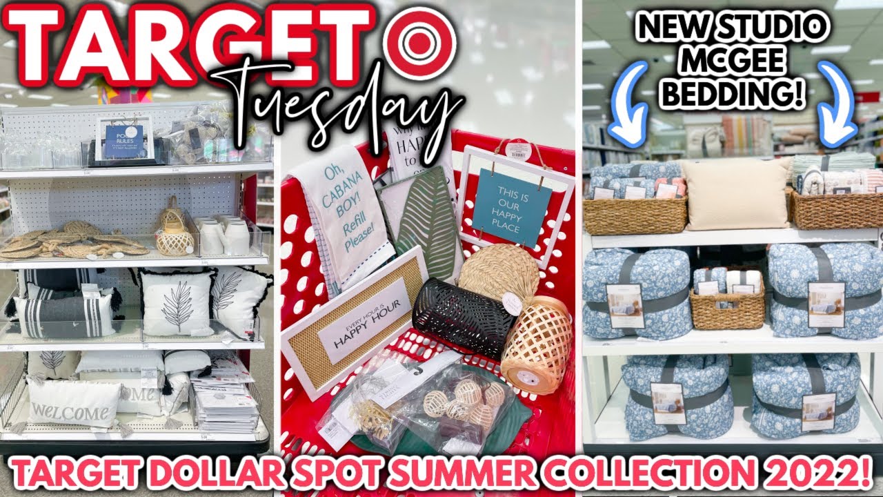 *NEW* Target Dollar Spot Summer Collection 2022 + Target HAUL | Studio McGee Bedding + Home Decor