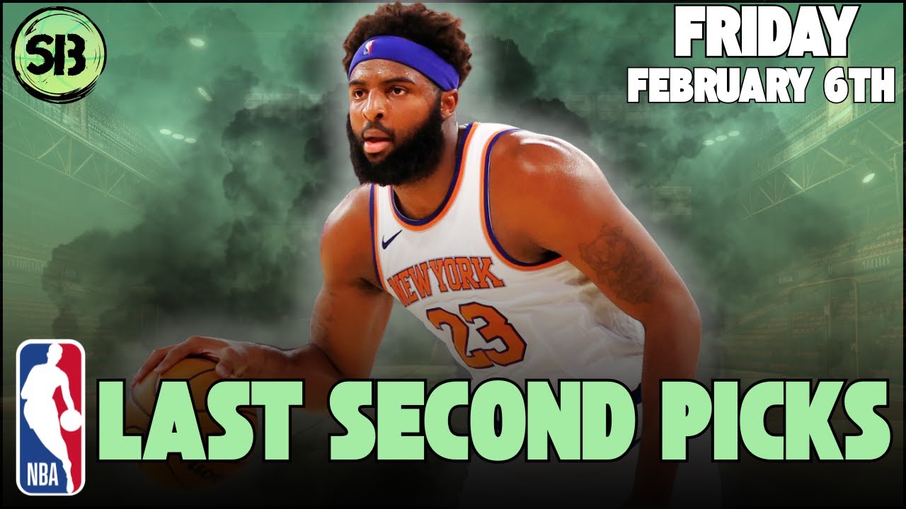 NBA Slate Breakdown w/@SammyGprops | Player Props, Best Bets, Value Hunting | Friday February 6th