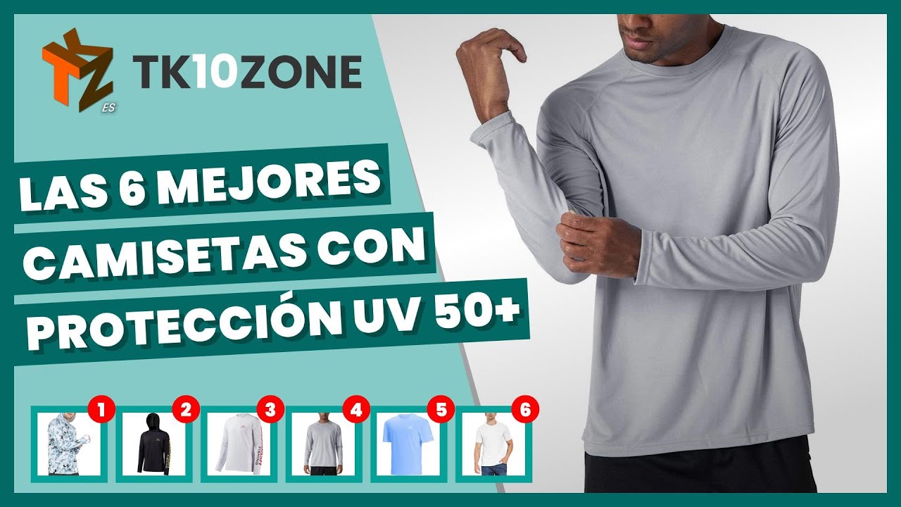 Las 6 mejores camisetas con protección uv 50+ para la pesca y el senderismo