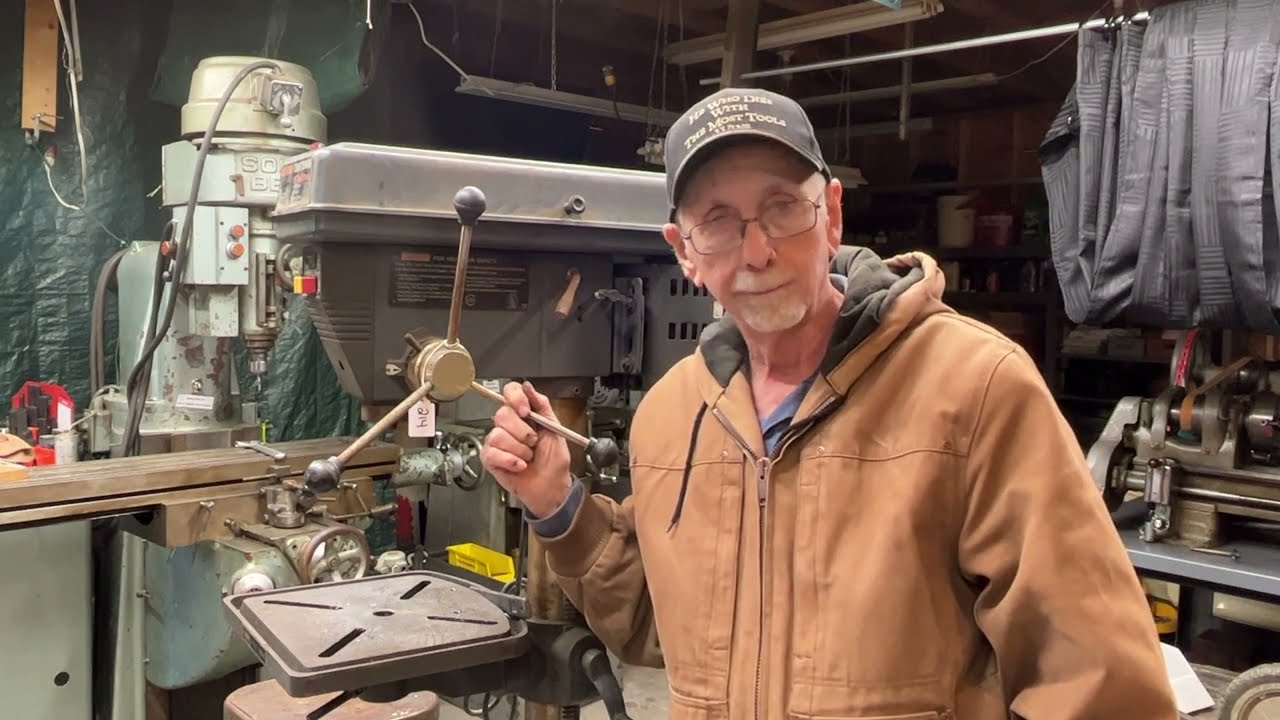 ANOTHER DRILL PRESS FOLLOWED ME HOME #831 tubalcain SEARS craftsman