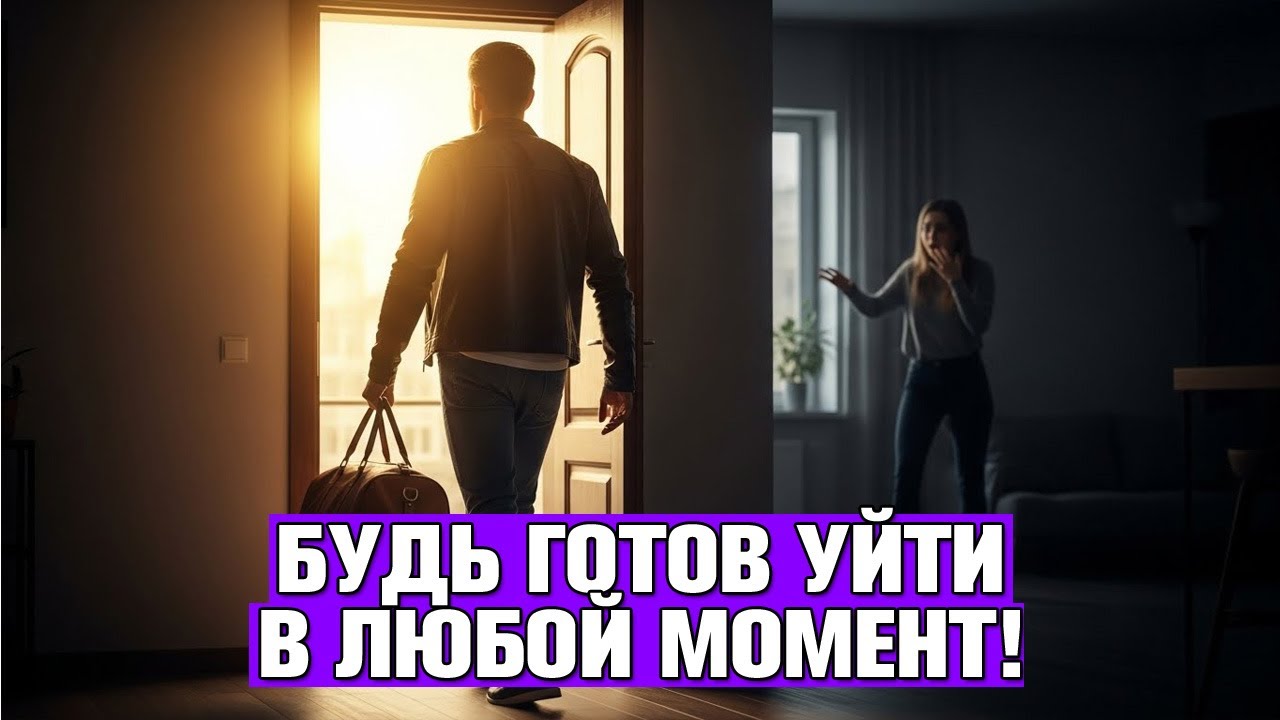 БУДЬ ГОТОВ УЙТИ В ЛЮБОЙ МОМЕНТ: ГЛАВНОЕ ПРАВИЛО СИЛЬНОЙ ПОЗИЦИИ В ОТНОШЕНИЯХ 🚪🚶‍♂️