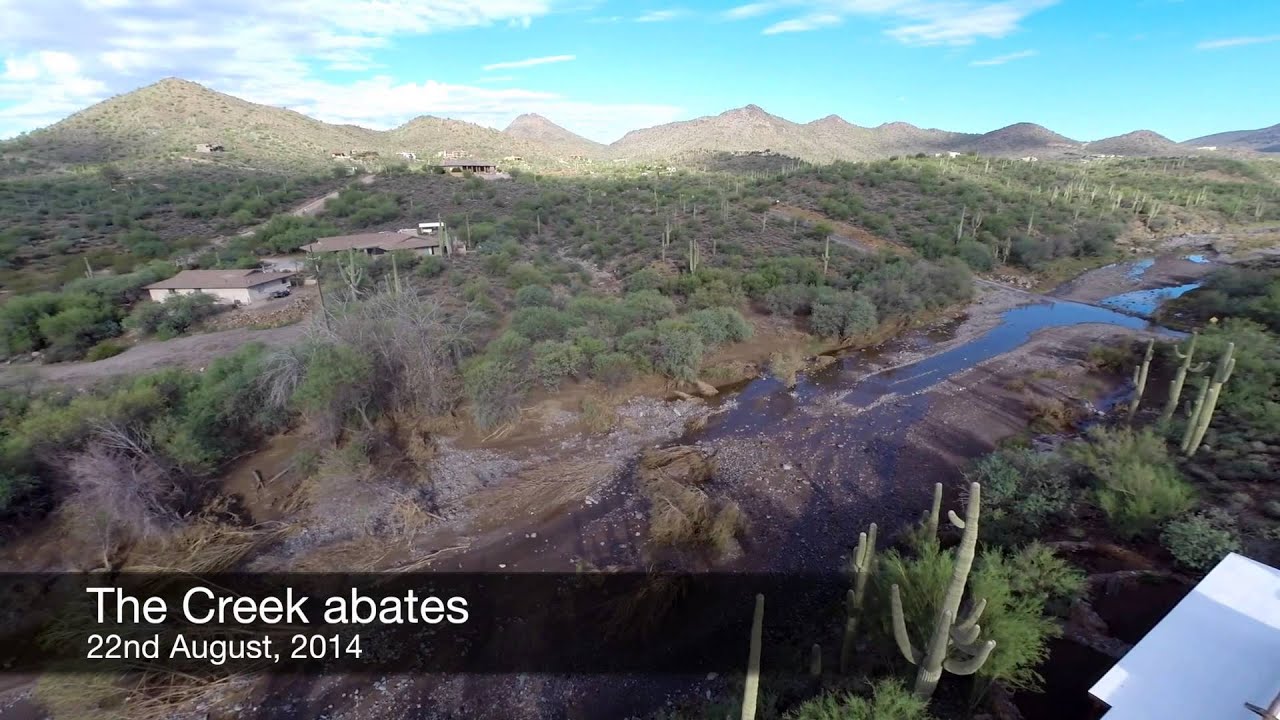 MONSOON Cave Creek in Full Flood