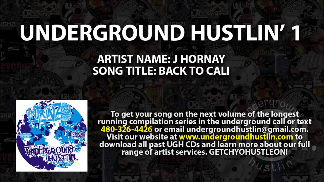 Underground Hustlin' Volume 1 - 14. J Hornay - Back To Cali 480-326-4426