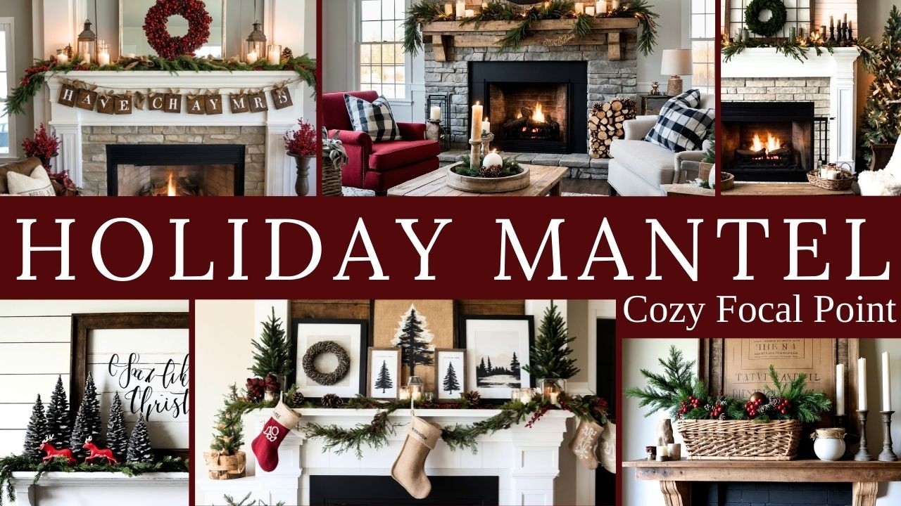 Farmhouse Christmas Mantel Decor Ideas: Create a Cozy Holiday Focal Point