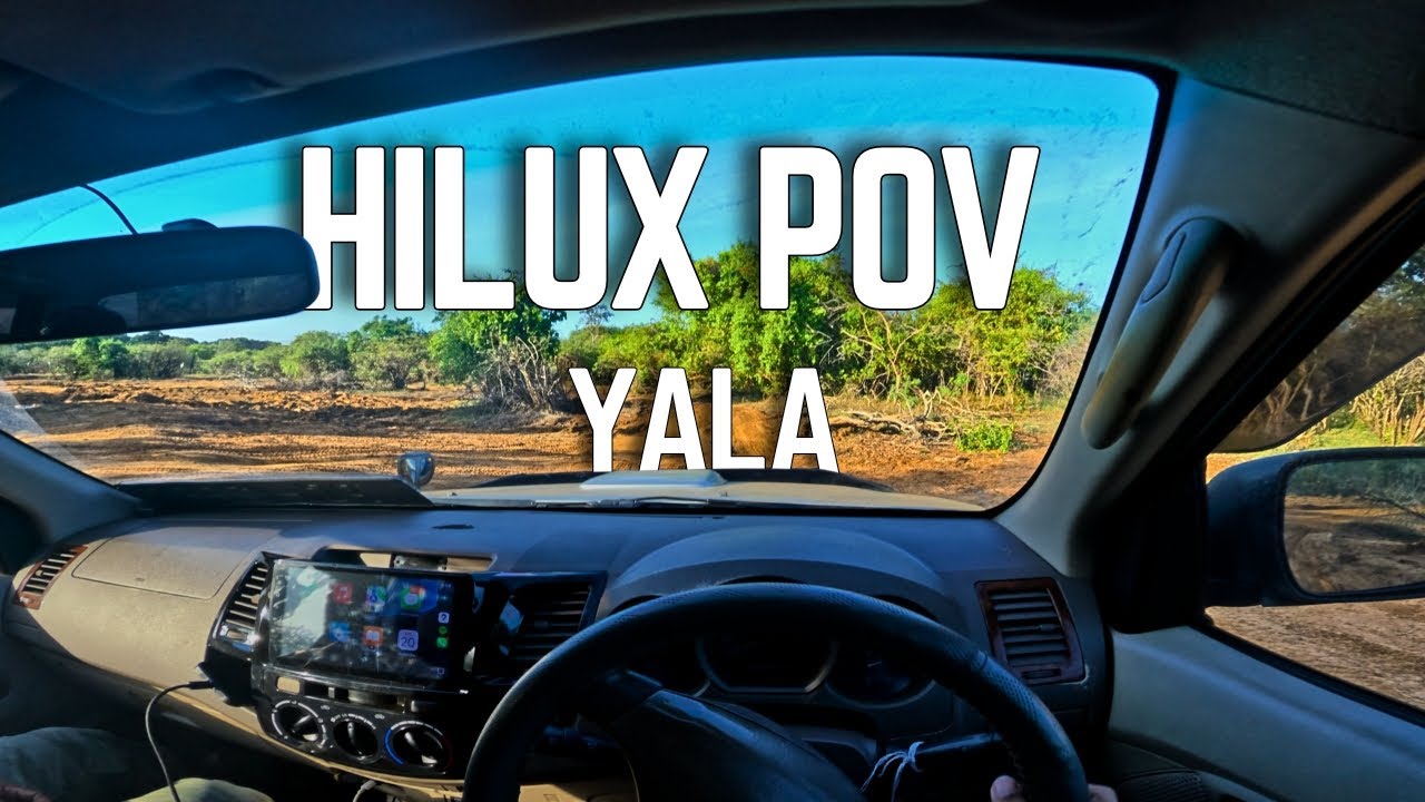 Driving a Hilux Inside Yala National Park – POV Adventure (5.3K GoPro | Sri Lanka)