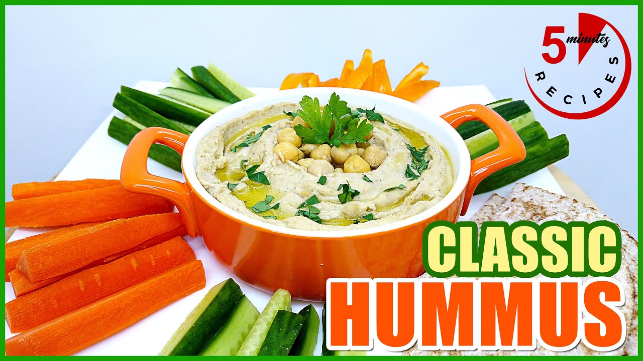 5 MINUTES RECIPE - CLASSIC HUMMUS
