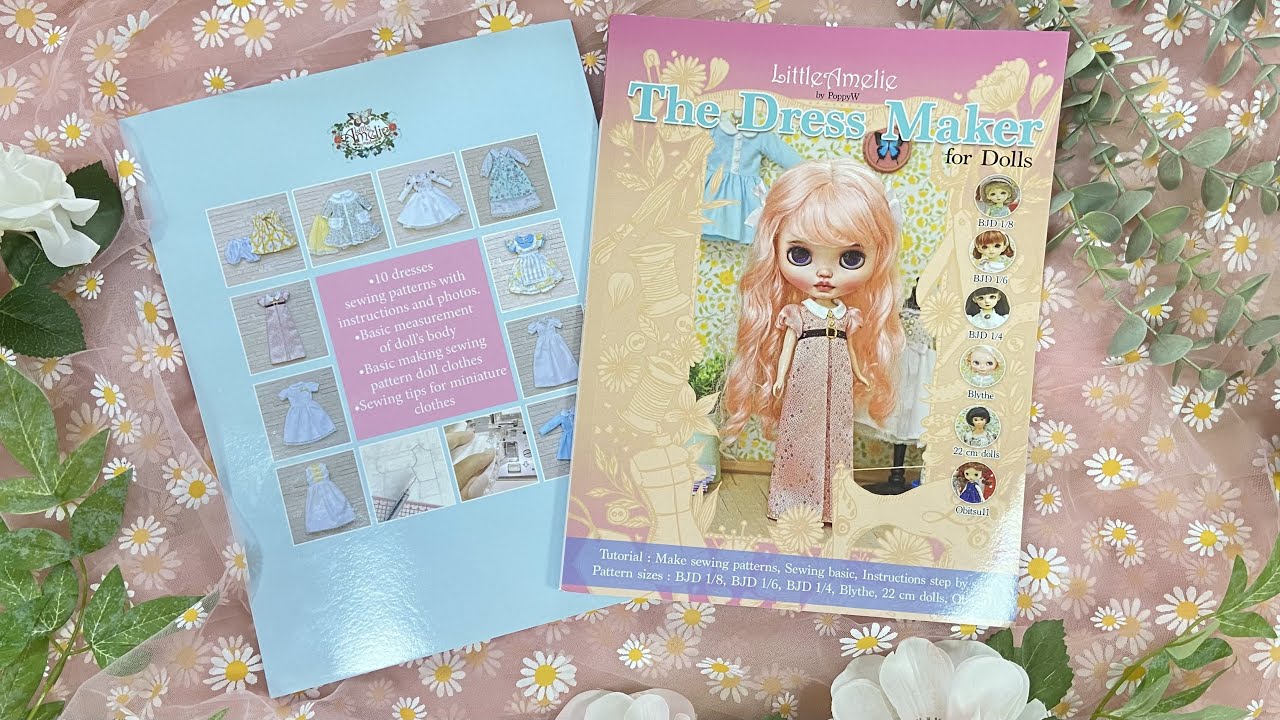 Review : LittleAmelie new book &ldquo;The Dress maker for dolls&rdquo; page by page.