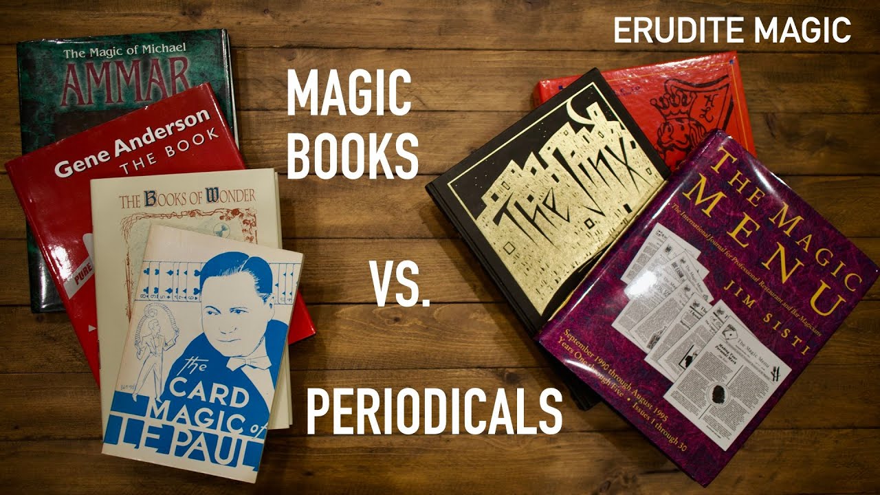 Сравнение книг по магии и периодических изданий: обзор и обсуждение.