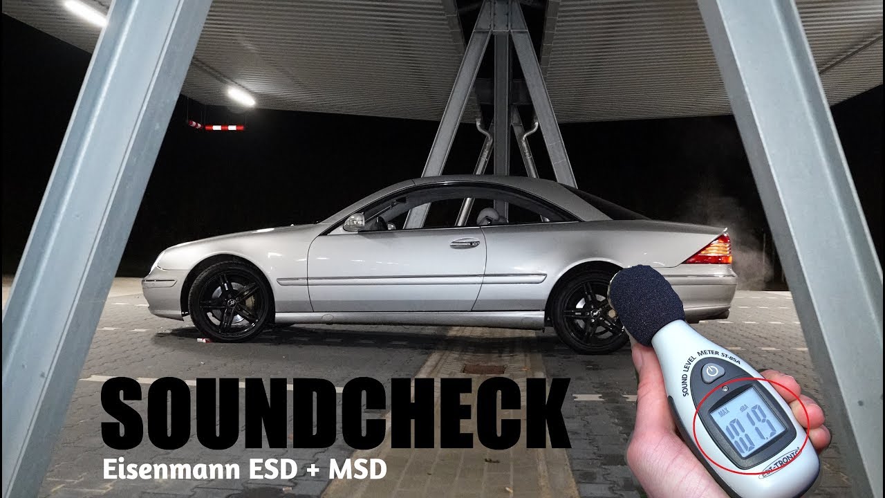 SO LAUT ist mein CL500 (DB-Messung wie die SoKo)