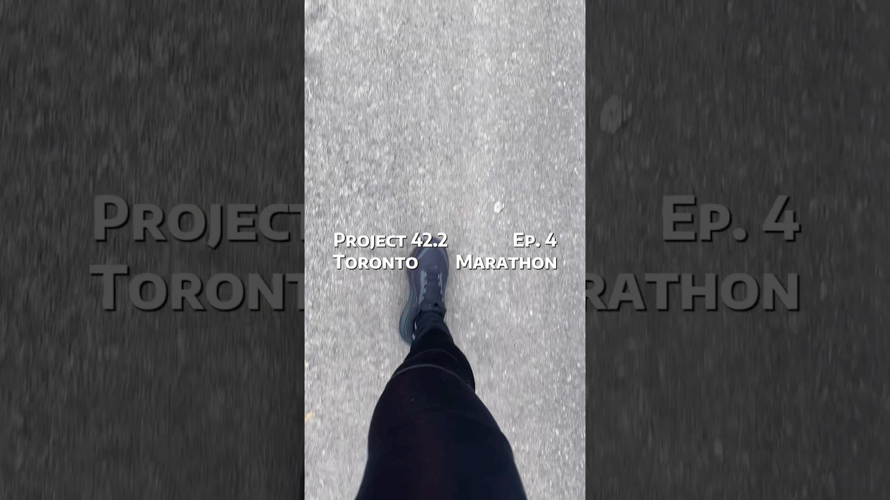 Ep. 4 Toronto Marathon training 