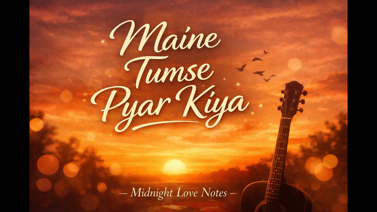 Maine Tumse Pyar Kiya | Romantic Acoustic Hindi Love Song | Midnight Love Notes