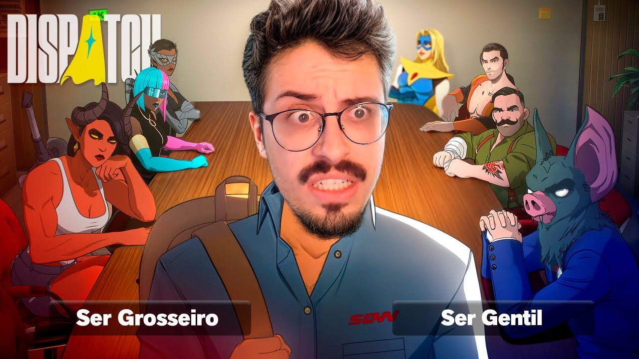 NOVO JOGO DE ESCOLHAS DE SUPER HER&Oacute;I! - Dispatch EP. 1 e 2