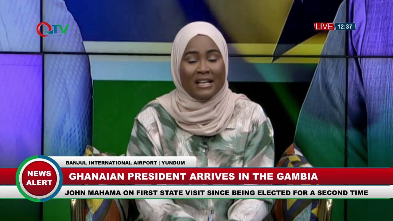 GHANAIAN PRESIDENT VISIT GAMBIA 17.01.25