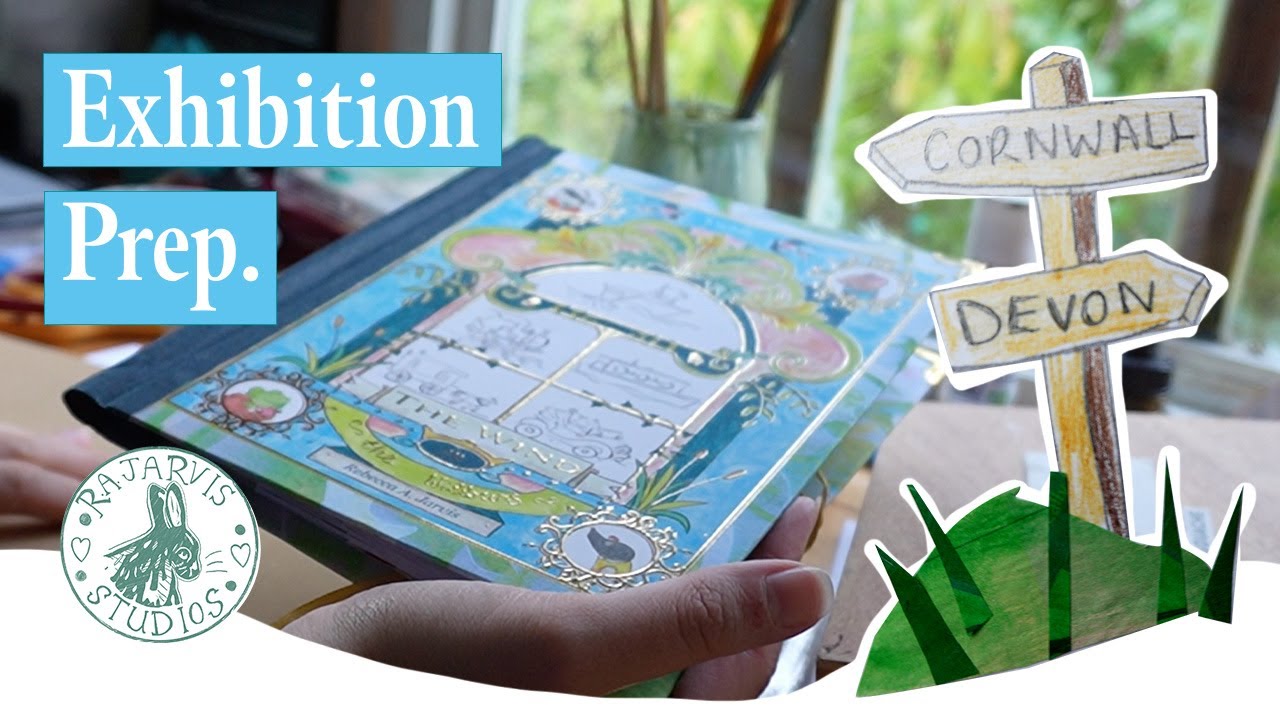 Exhibition Prep - How I made my Pop-Up Carousel Book for an Illustration Conference
