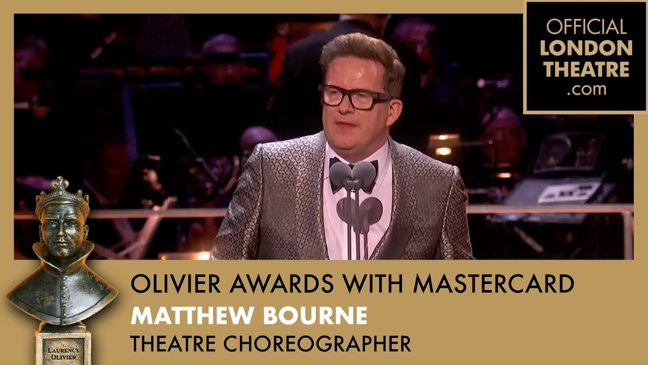 Matthew Bourne wins Best Theatre Choreographer | Olivier Awards 2017 with Mastercard