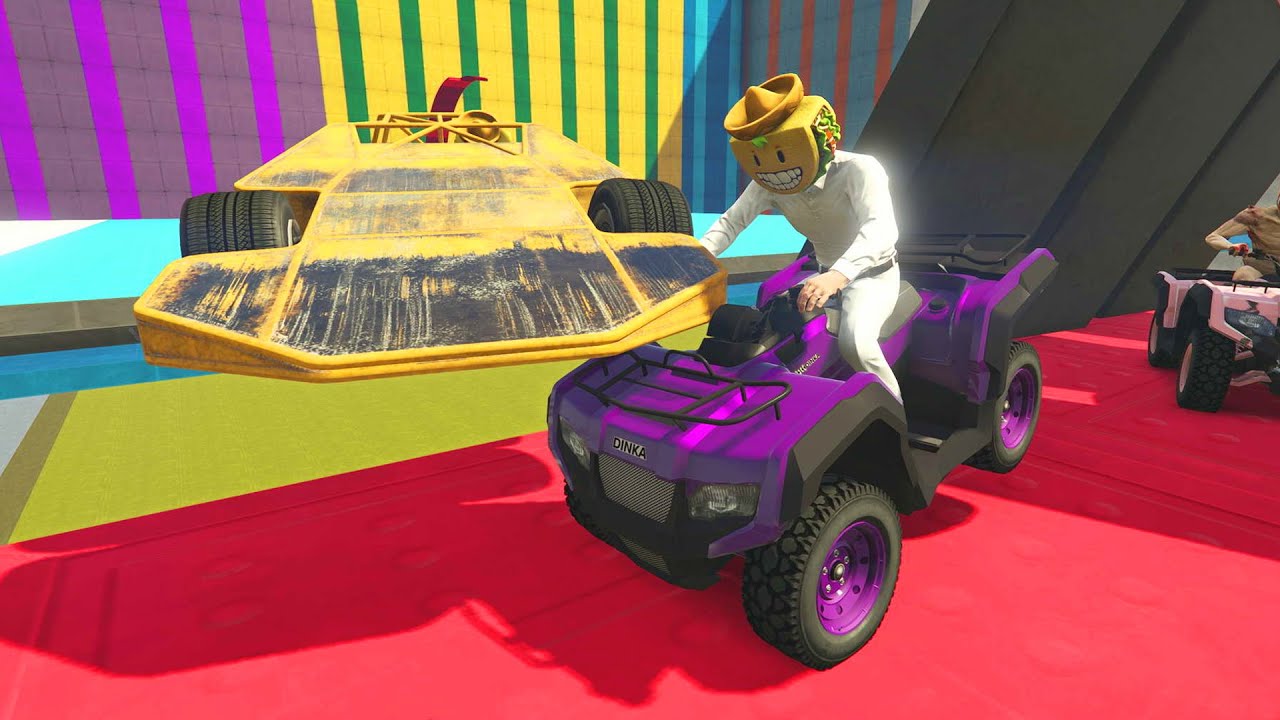 CORRE O TE ATROPELLO EN QUAD!! ME PONGO MUY NERVIOSO! - GTA 5 ONLINE