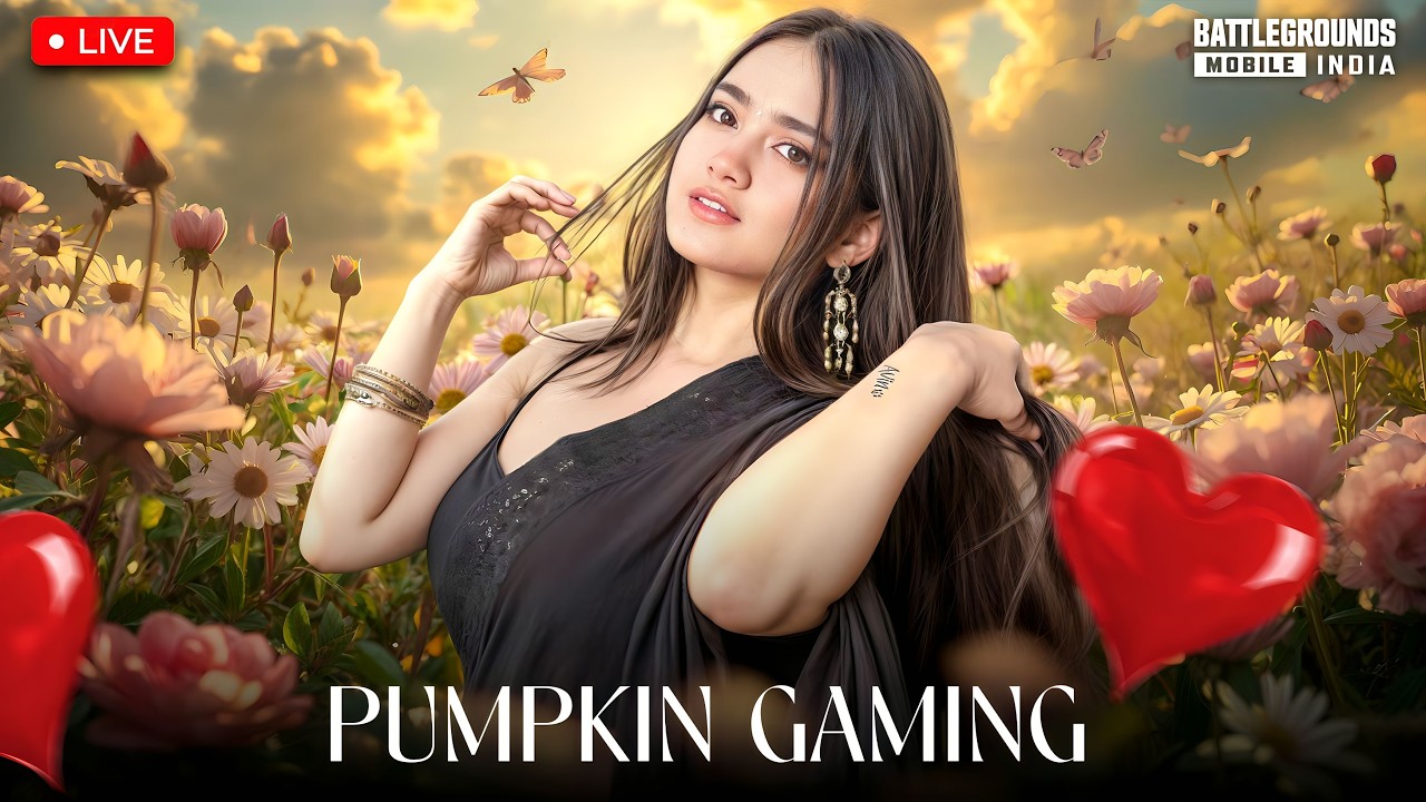 Bgmi New Update With Teamcodes - Pumpkin is Live  #bgmi #bgmilive #shortsfeed #girlgamer #live