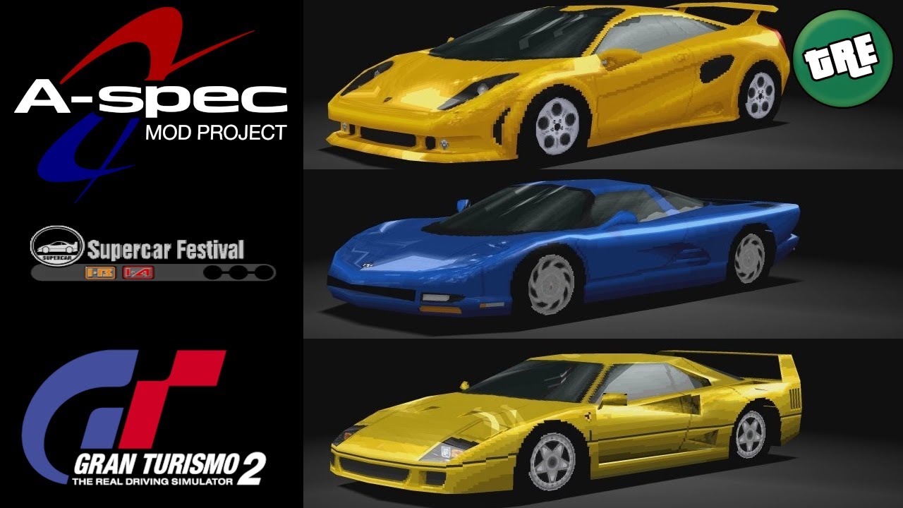 The New Supercar Event of 1.2 (Ferrari, Lamborghini and CERV III) - Gran Turismo 2 Project A-Spec