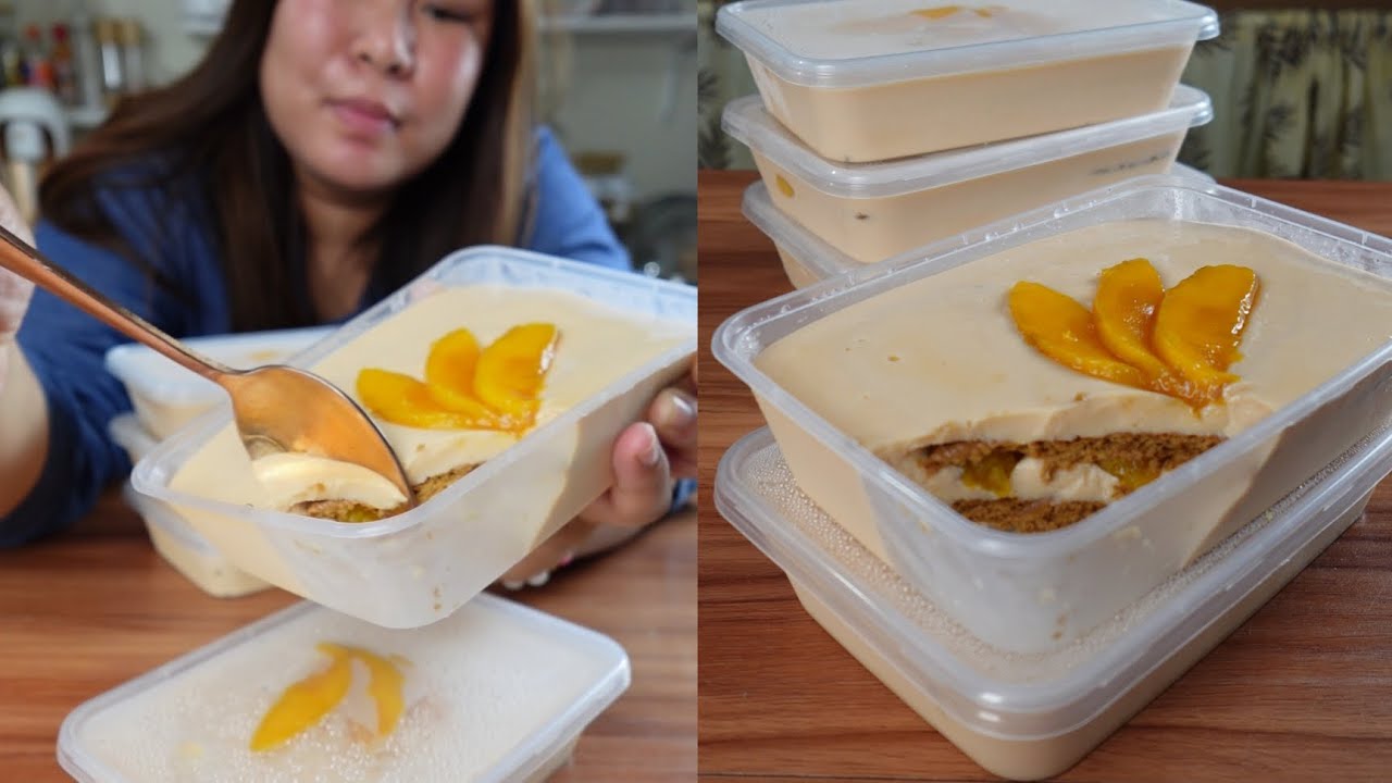 Do not buy Expensive Cream! I will teach you Cheap and Easy No Bake Mango Graham Float Dessert!