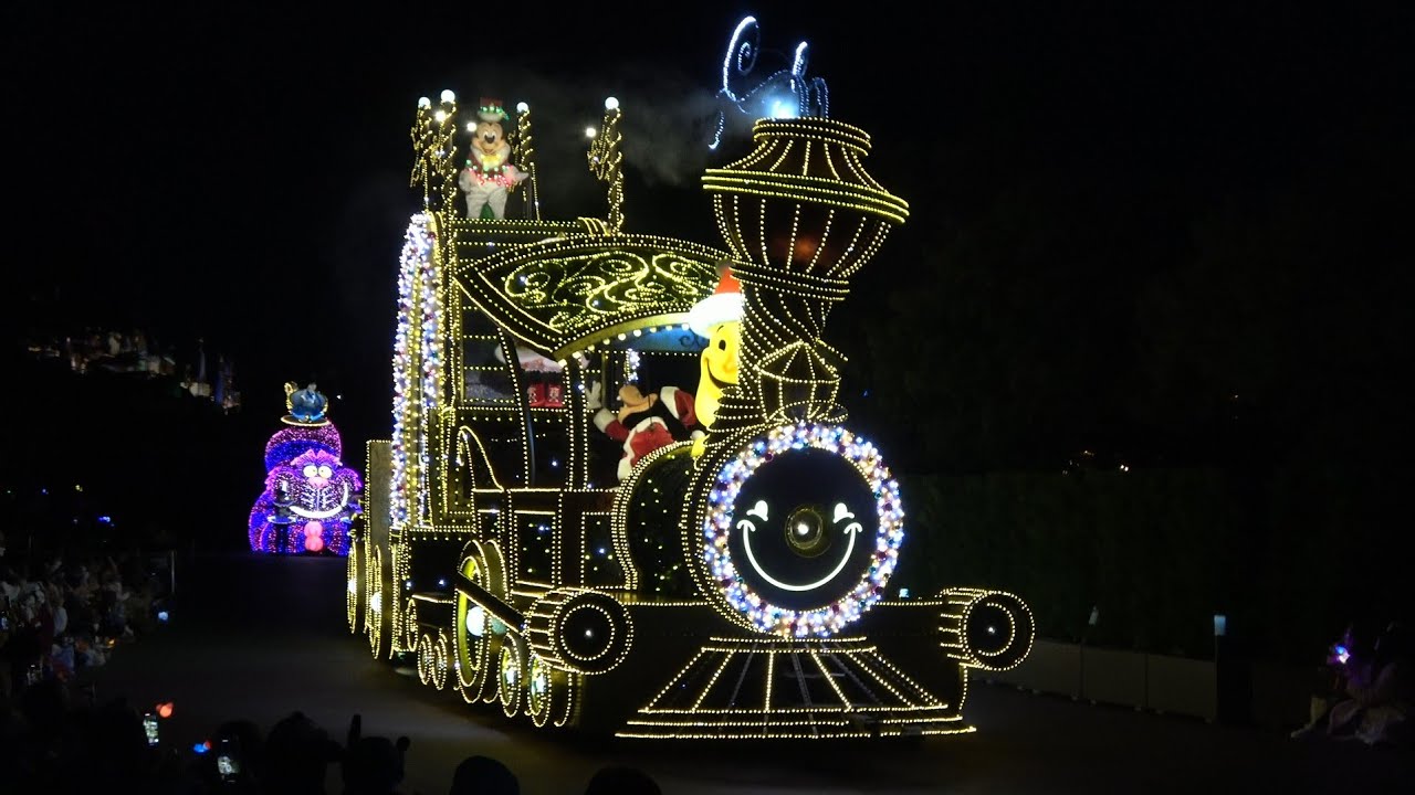 【プレビュー(スニーク)初日】東京ディズニーランド・エレクトリカルパレード・ドリームライツ　クリスマスバージョン　2025.11.10