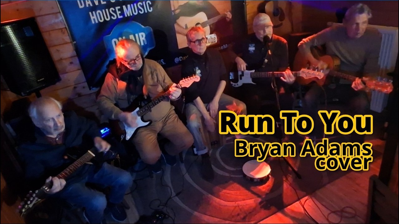 Run To You - Bryan Adams cover Dave's Garden House Session
