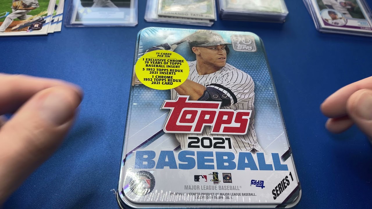 Never leave the last box on shelf? 2021 Topps Series 1 Tin