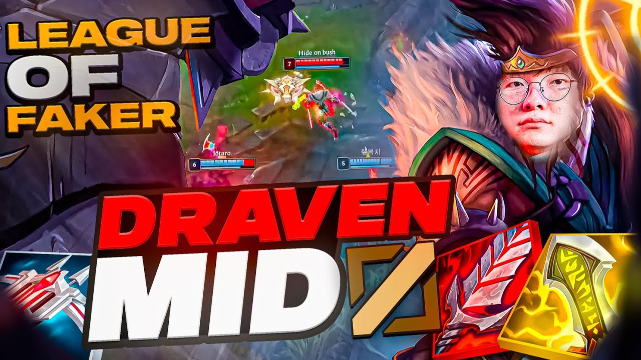 FAKER SACA DRAVEN MID EN CHALLENGER KR... 😨 ¿QUÉ LO JUEGUE DICE?