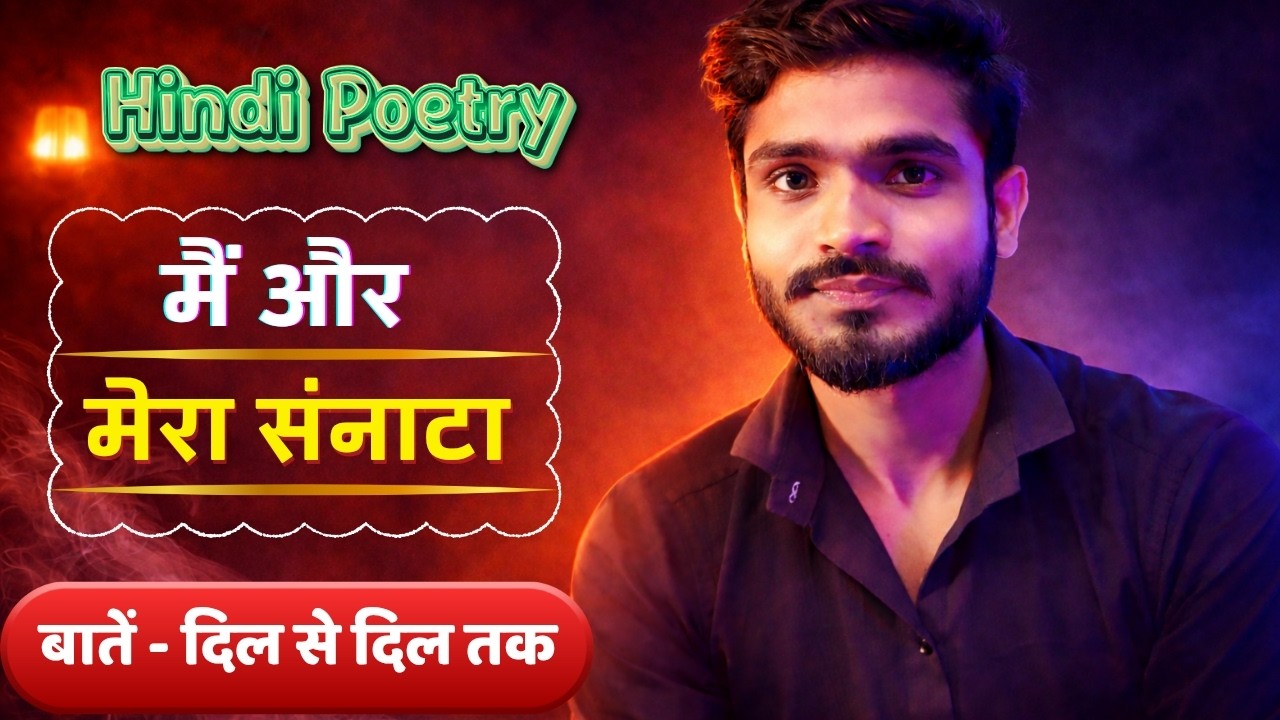 Main Aur Mera Sannata - Hindi Poetry || मैं और मेरा सन्नाटा - Pavan Style