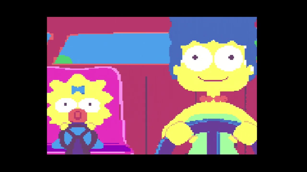 Simpsons intro played on MSX-computer (GR8NET video format)
