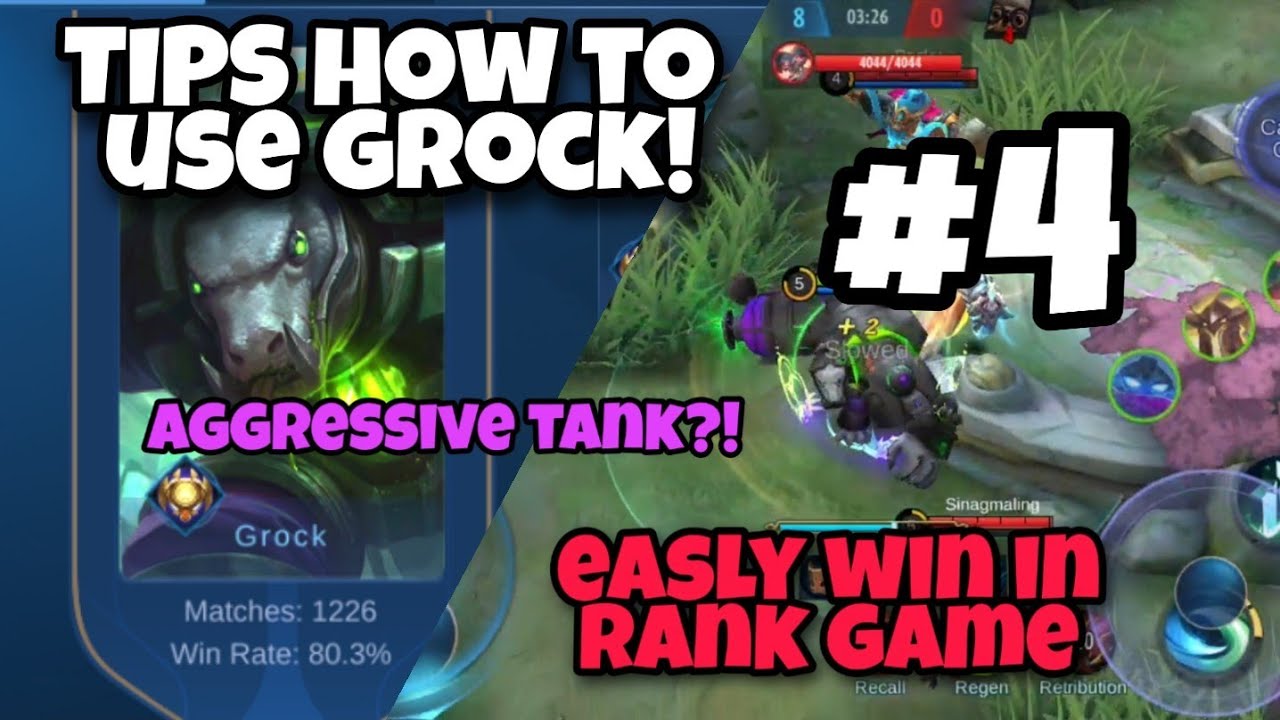 How to use grock? Grock build guide and tips by Nel- | Mobile Legends