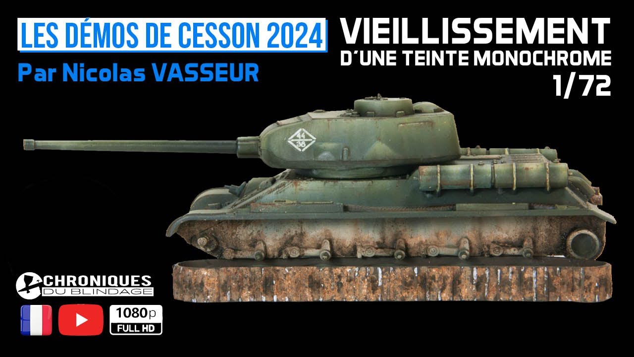 👨🏼‍🎨[DEMO] Weathering au 1/72 par Nicolas VASSEUR