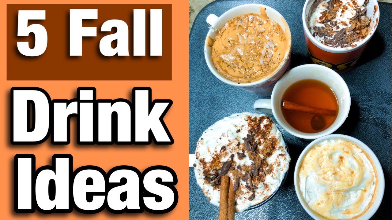 5 COZY Fall Drink Ideas | Fall Drink Ideas Non Alcoholic