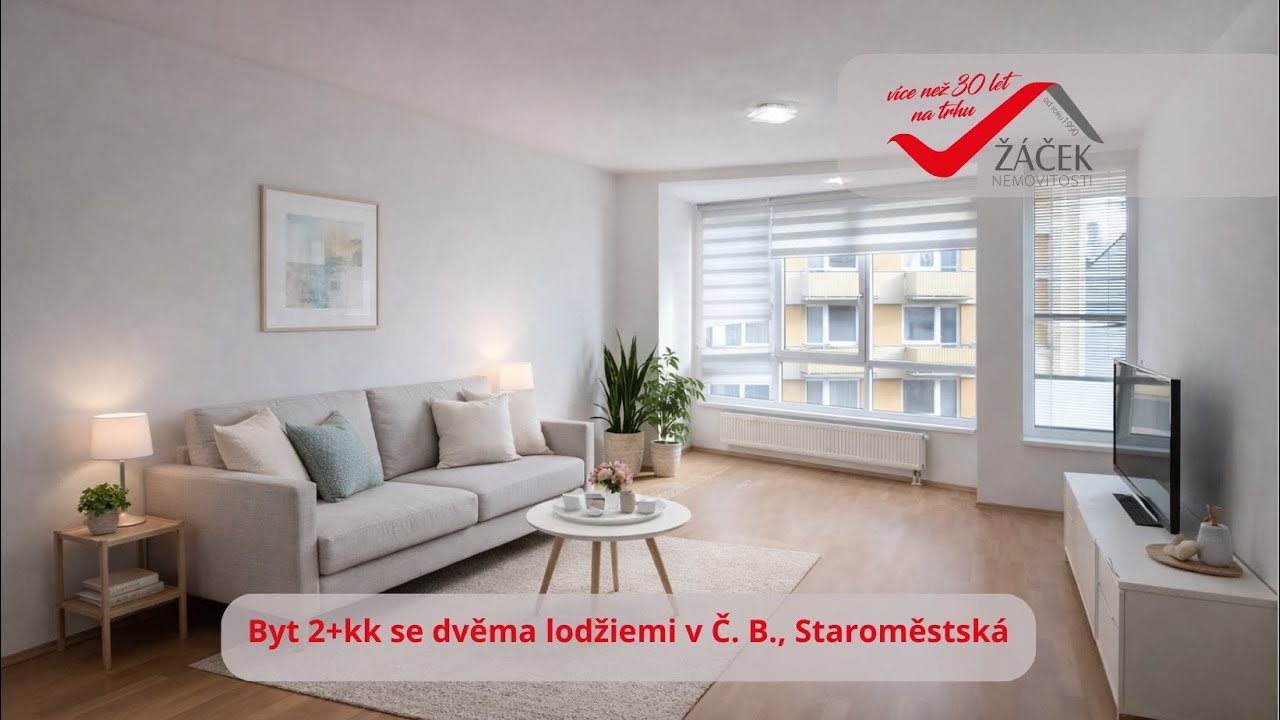 Byt 2+kk se dvěma lodžiemi