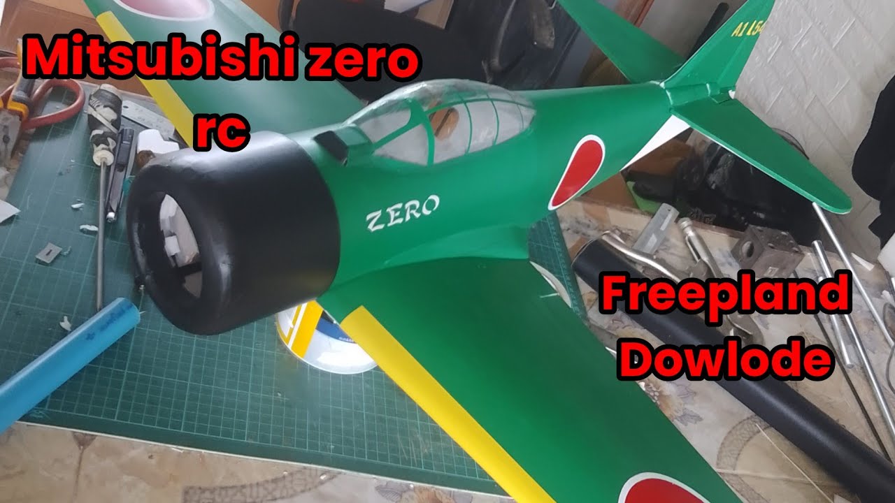 @rc plane build Mitsubishi zero.. FREE PLAN..