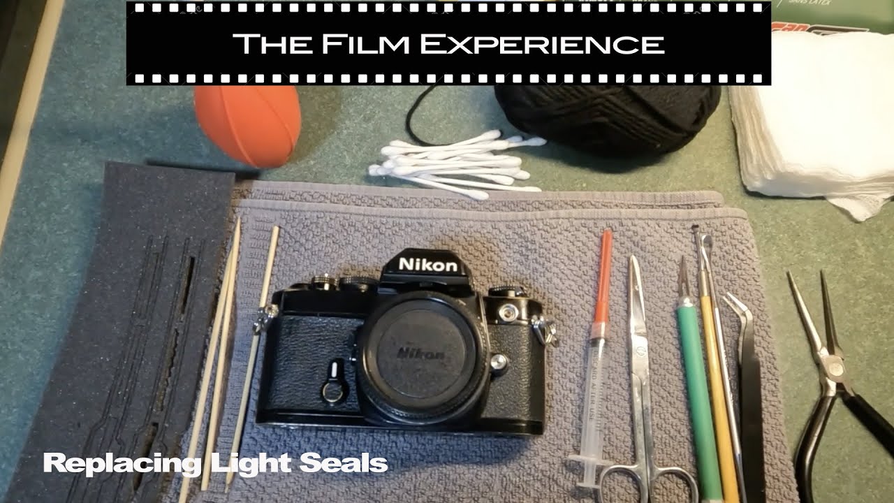 Replacing Light Seals on a Film Camera
