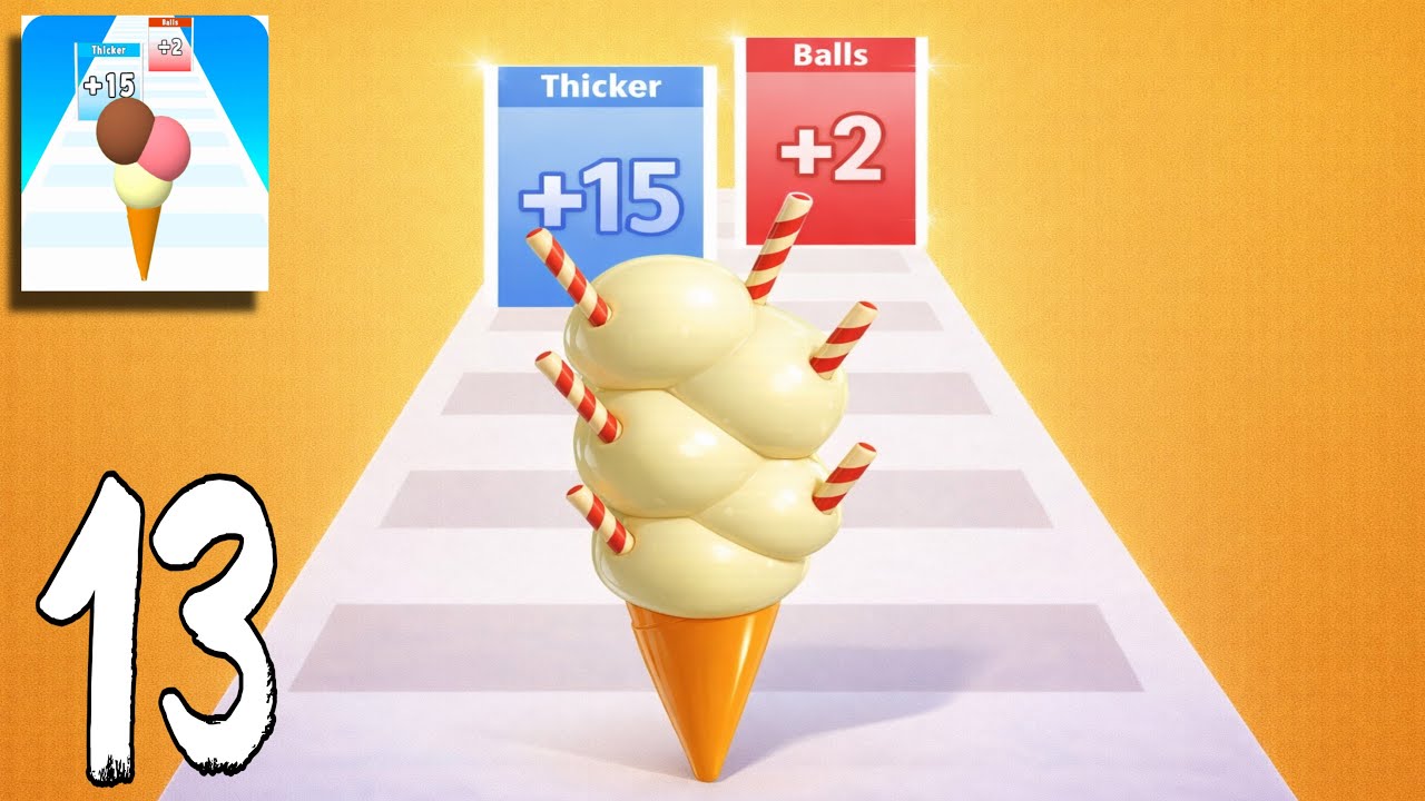 Ice Cream Rush - Gameplay Walkthrough ( Android, iOS )
