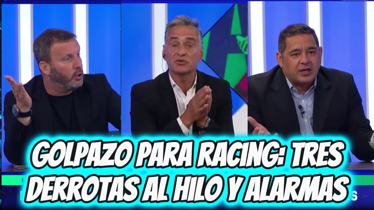 Racing no levanta: 3 caídas seguidas y muchas dudas