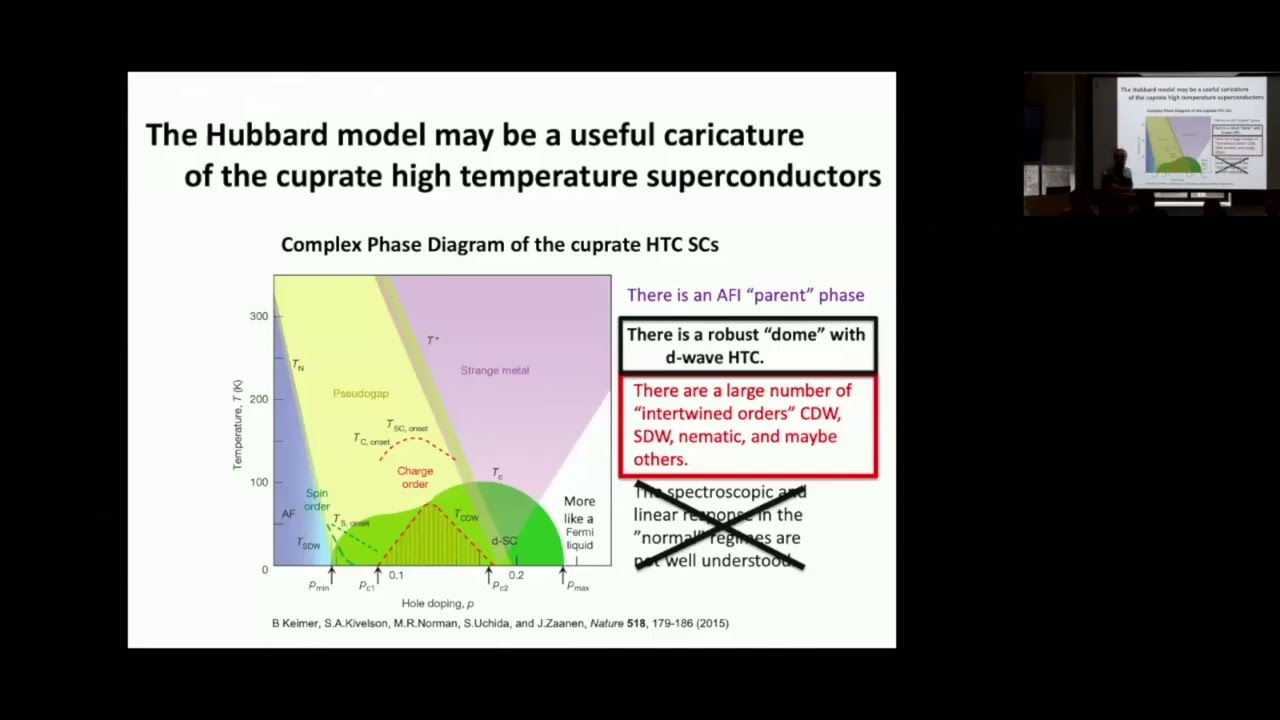 Superconductivity in the Hubbard Model - Steve Kivelson