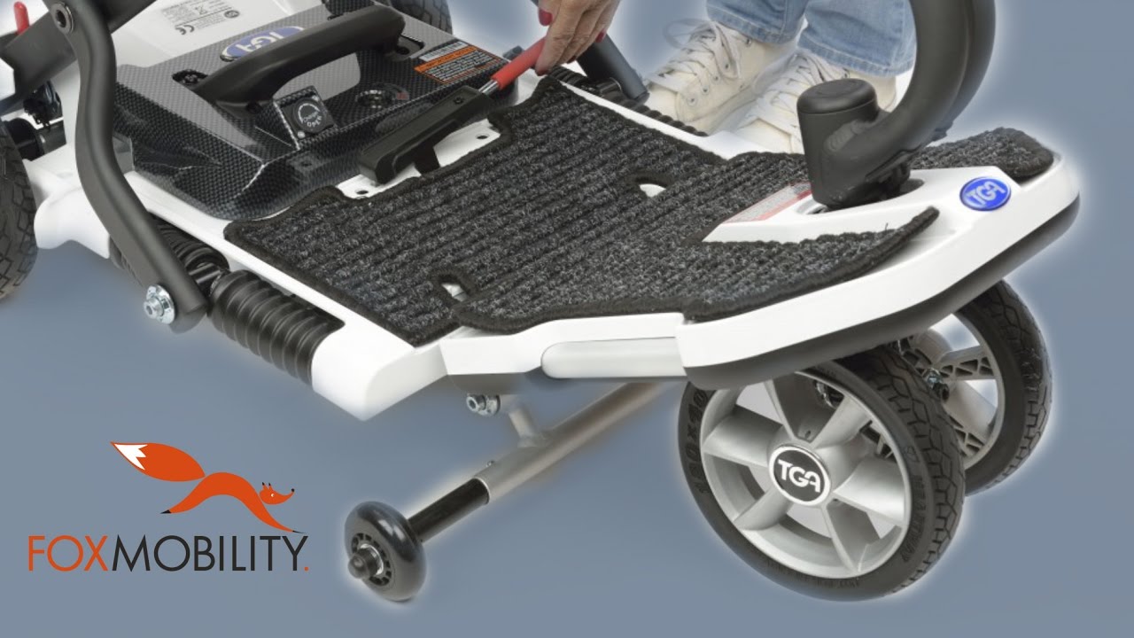 TGA Minimo the small portable folding 'suitcase' mobility scooter- let's have a look