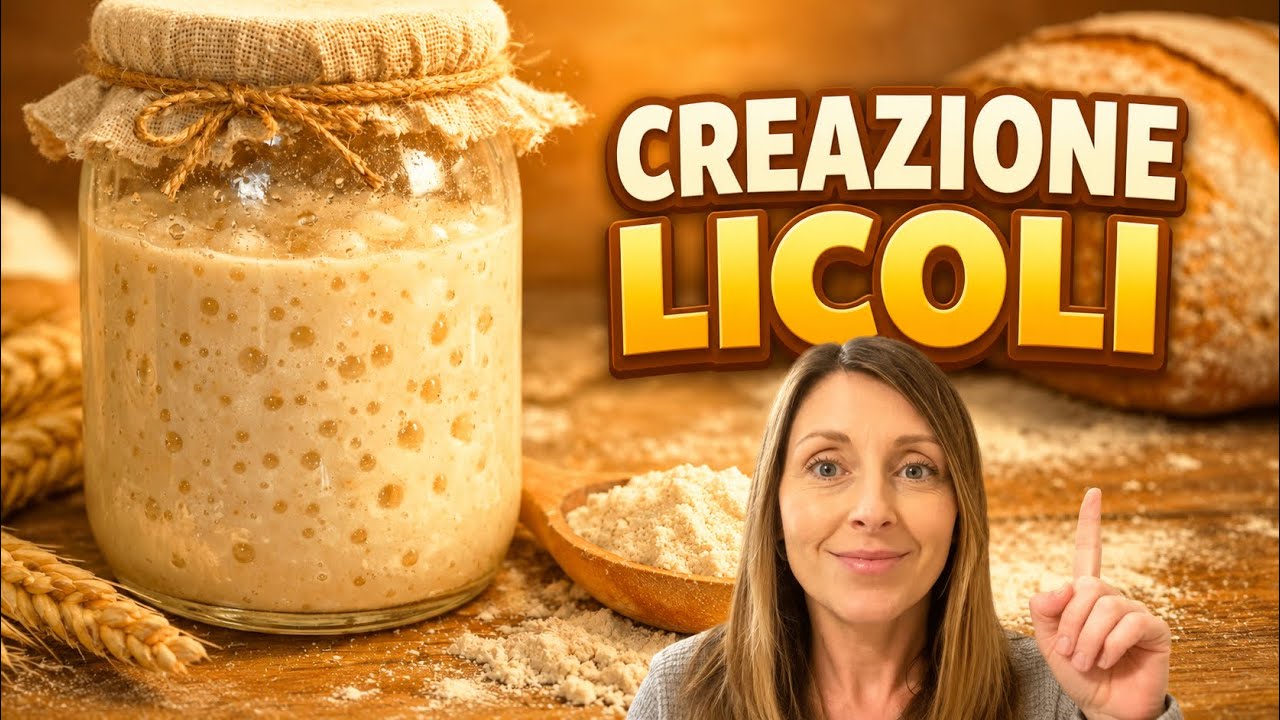 Creazione Licoli da acqua e farina