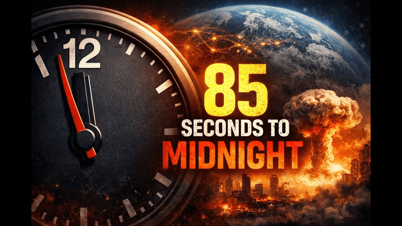 Doomsday Clock Moves Closer: Scientists Warn We’re 85 Seconds From Midnight