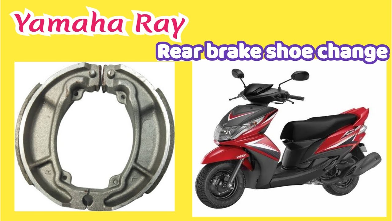 Yamaha Ray rear brake shoe change