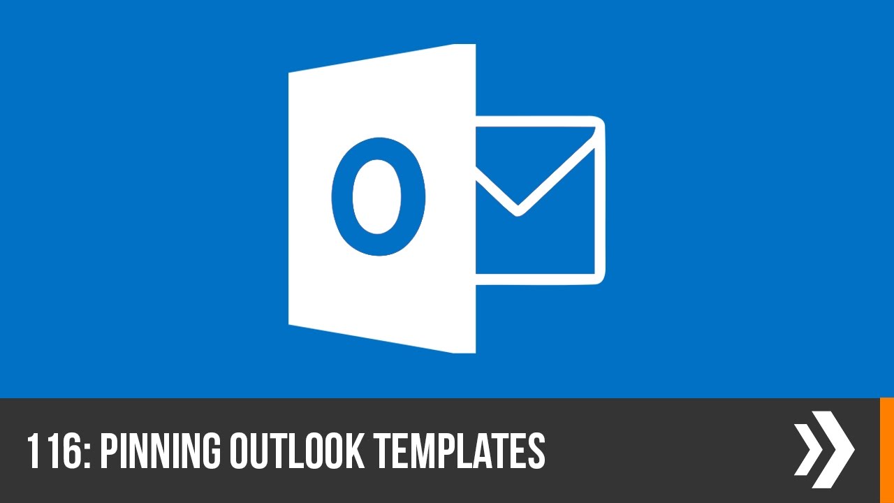 Creating and Pinning Template Emails in Outlook | Everyday Office 006