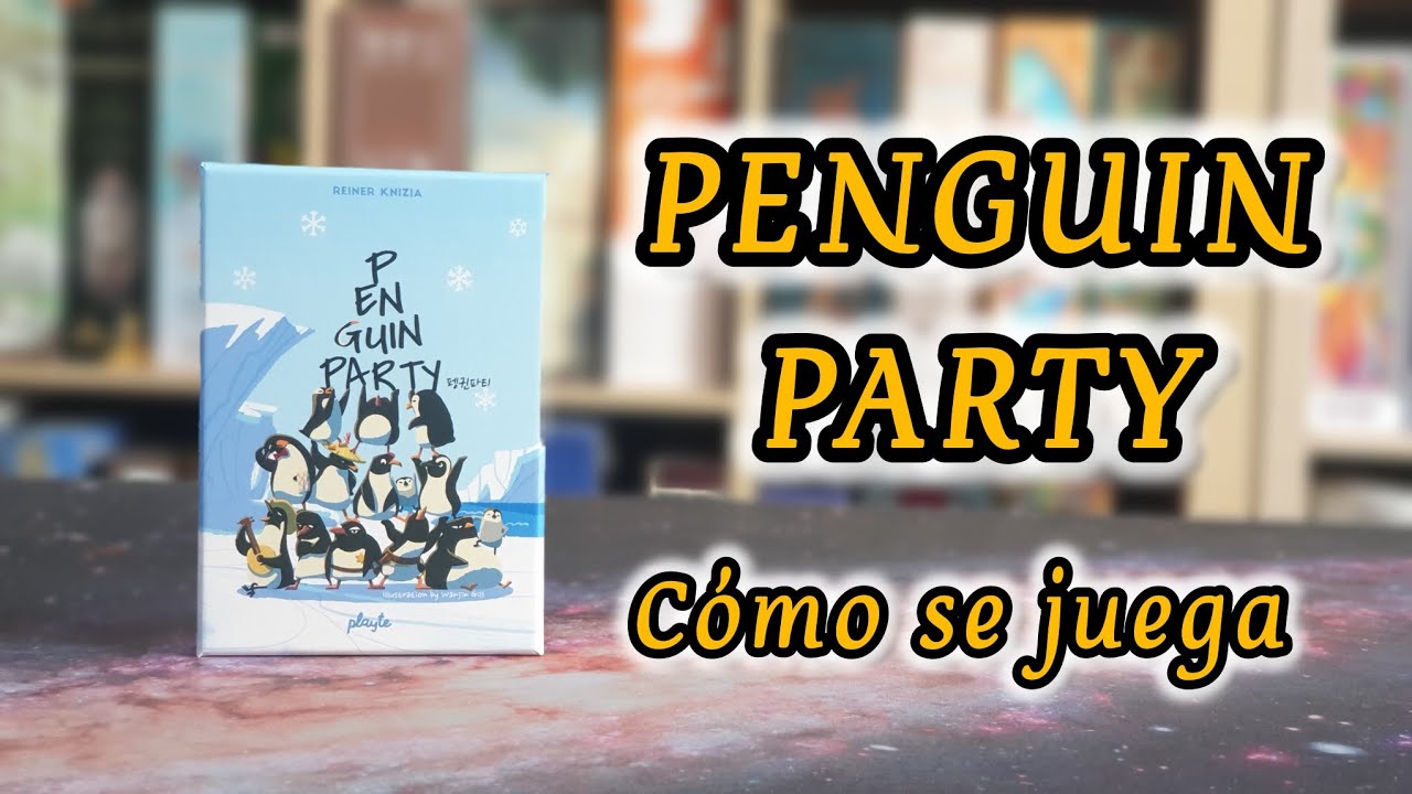 PENGUIN PARTY - Juego de cartas de Reiner Knizia - Playte
