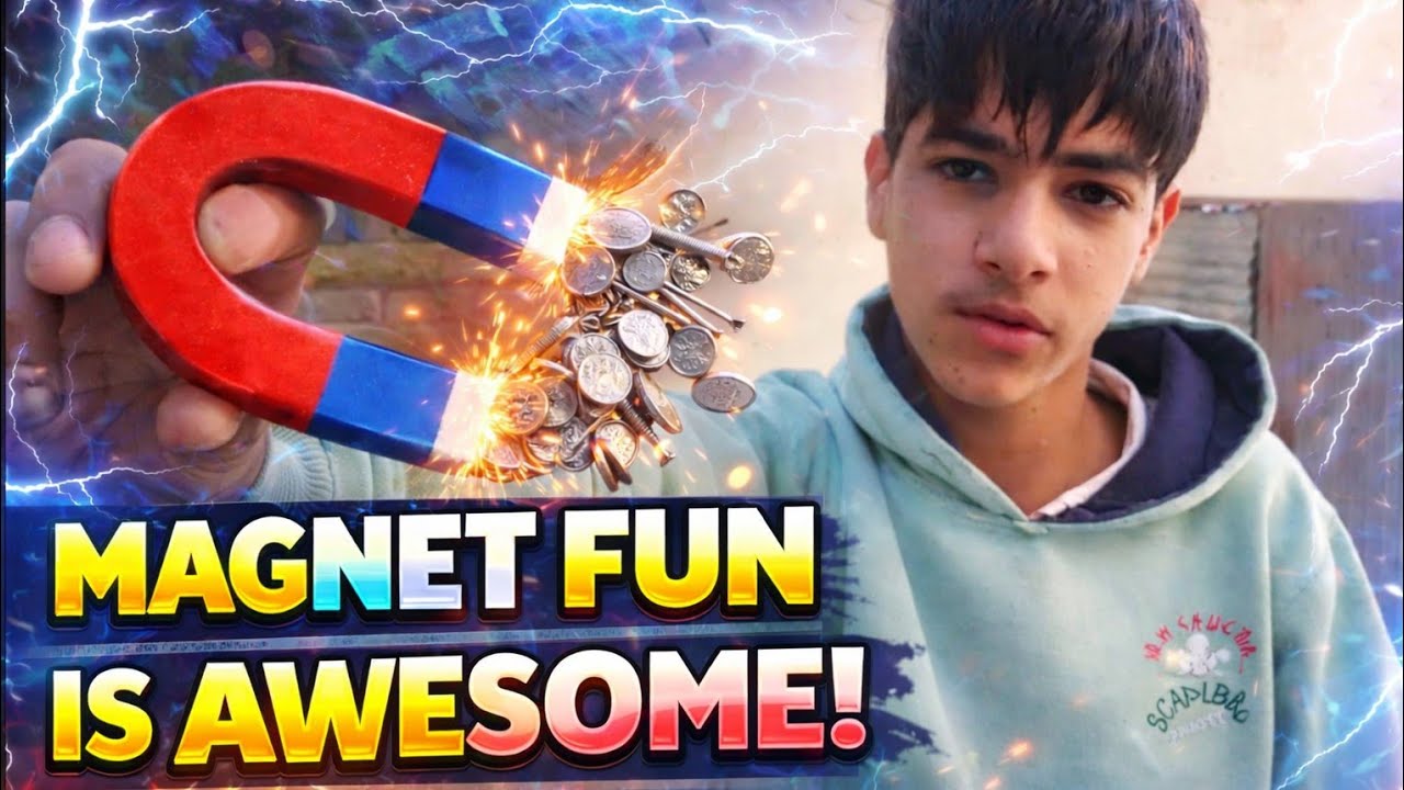 “Magnet Ka Kamaal 😲 | Iron Ko Kaise Kheenchta Hai 🧲 | Science Experiment”