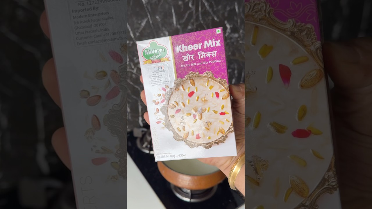 Mehran kheer mix #food #kheer #firnirecipe #recipeindian #mehran #dubai #imported #homemade